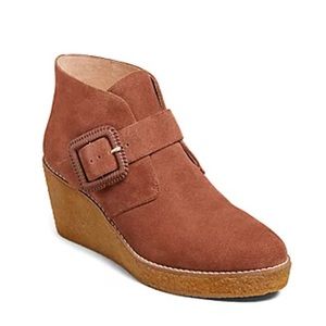 Jack Rogers Izzie Suede Wedge Booties